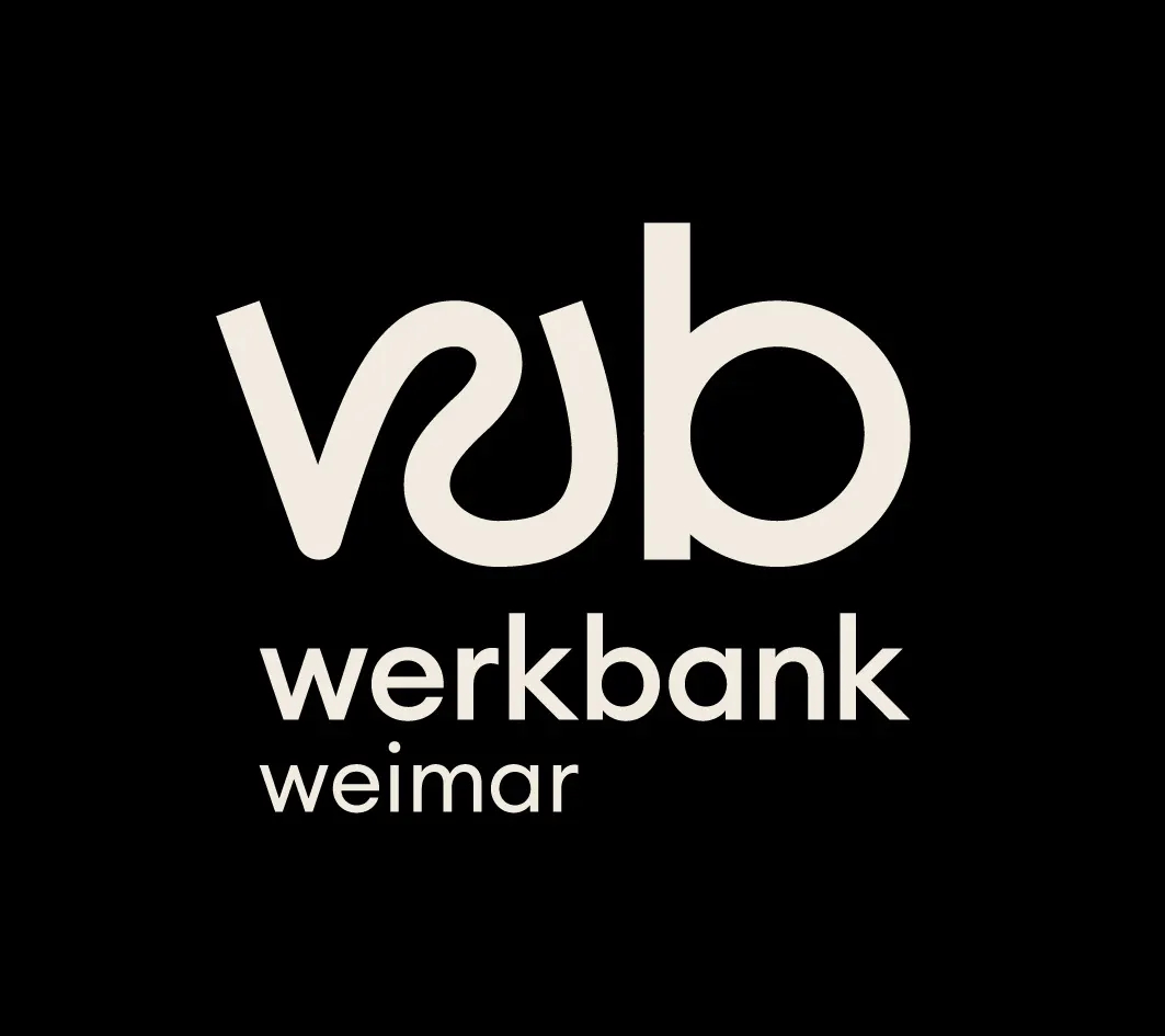 The “werkbank weimar” logo in white on black